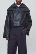 Shawl Jacket – Genuine Lambskin Sophisticated Drape