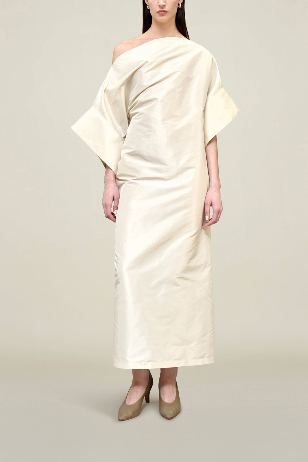Silk Taffeta Dahlia Dress – Opulent Romantic Statement