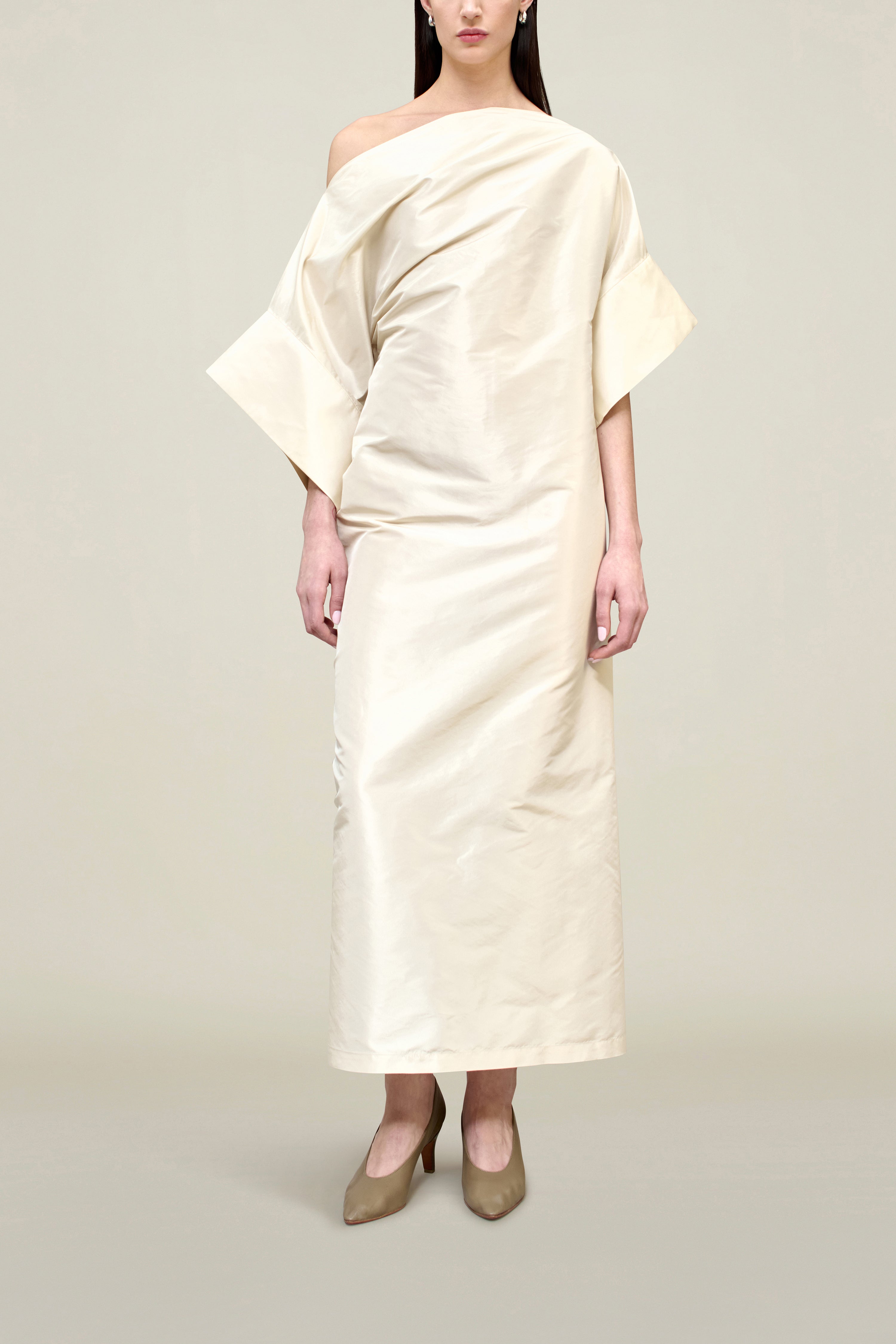 Silk Taffeta Dahlia Dress – Opulent Romantic Statement