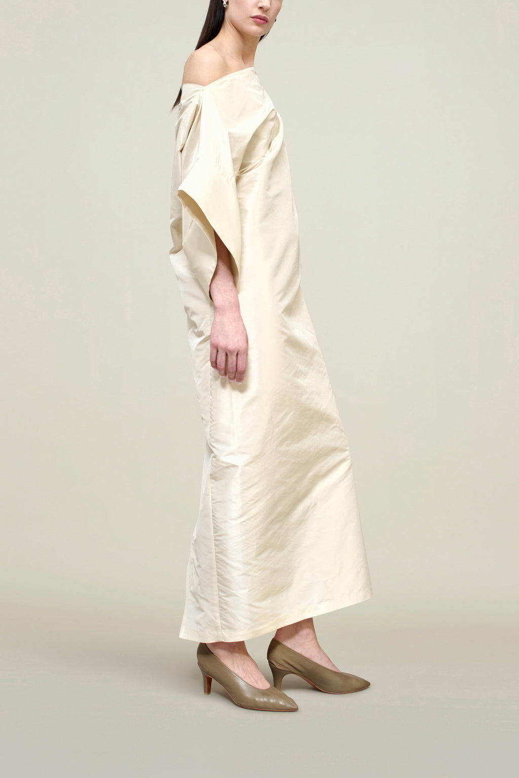 Silk Taffeta Dahlia Dress – Opulent Romantic Statement