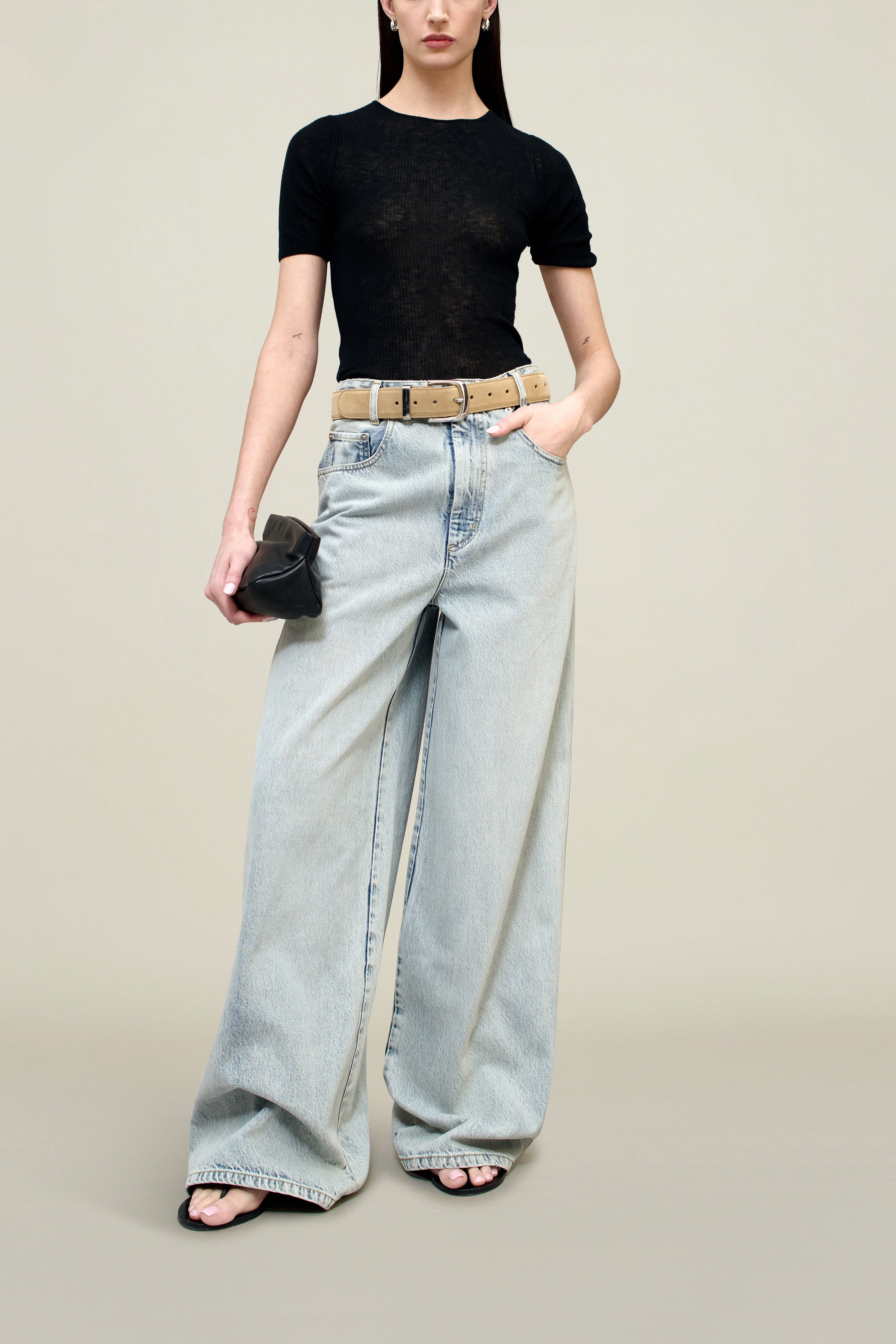 Straight-Leg Denim Jeans – Soft Cotton Comfort