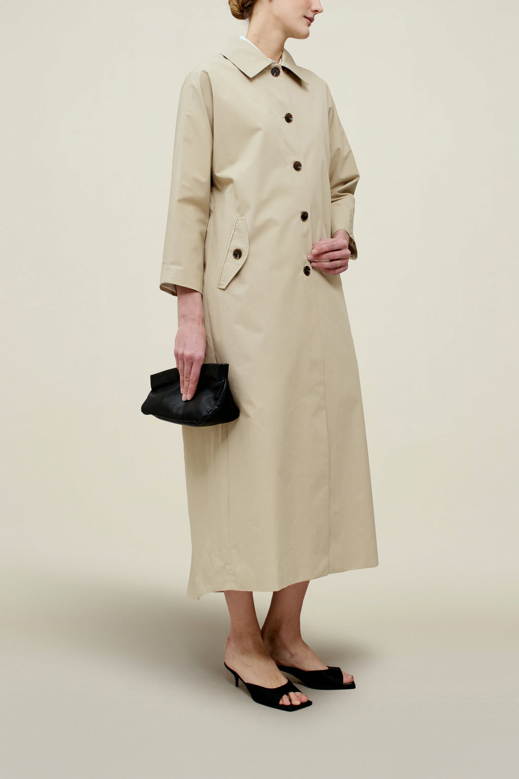 Structured Cotton Dinner Coat – Polished Look