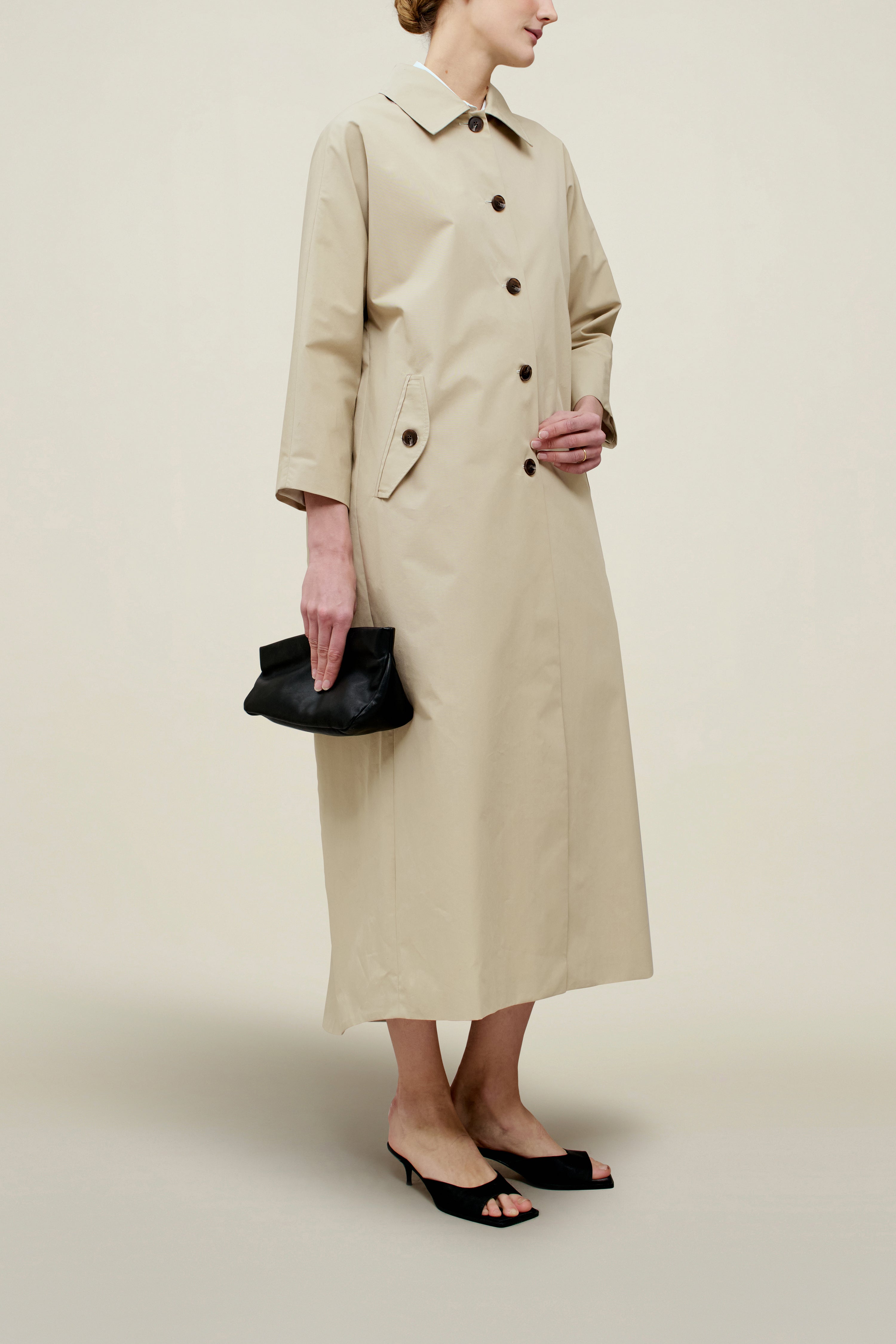 Structured Cotton Dinner Coat – Polished Look