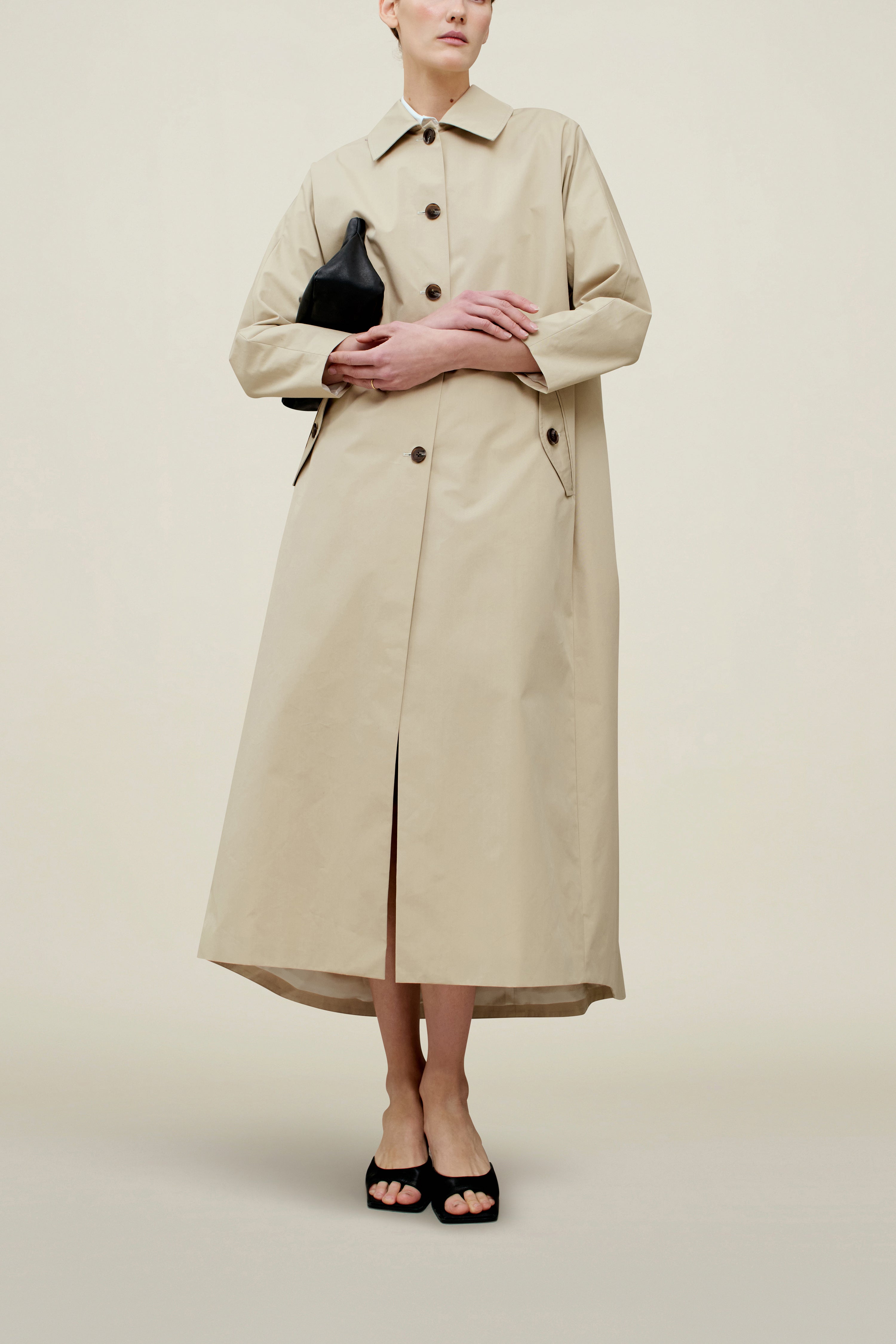 Structured Cotton Dinner Coat – Polished Look