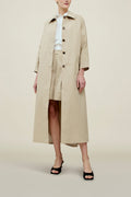 Structured Cotton Dinner Coat – Polished Look