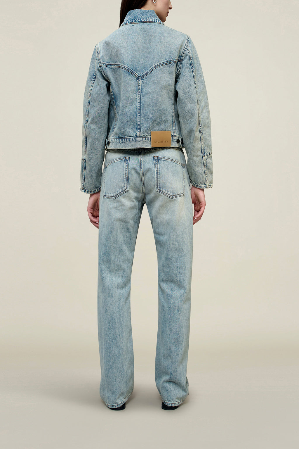 Shrunken Jacket in Cotton Denim – Relaxed Boyfriend Fit