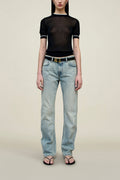 Low-Rise Jean in Cotton Denim – Contemporary Streetwear Silhouette